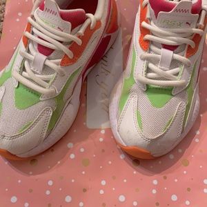Little Girls Puma RS-X sneakers